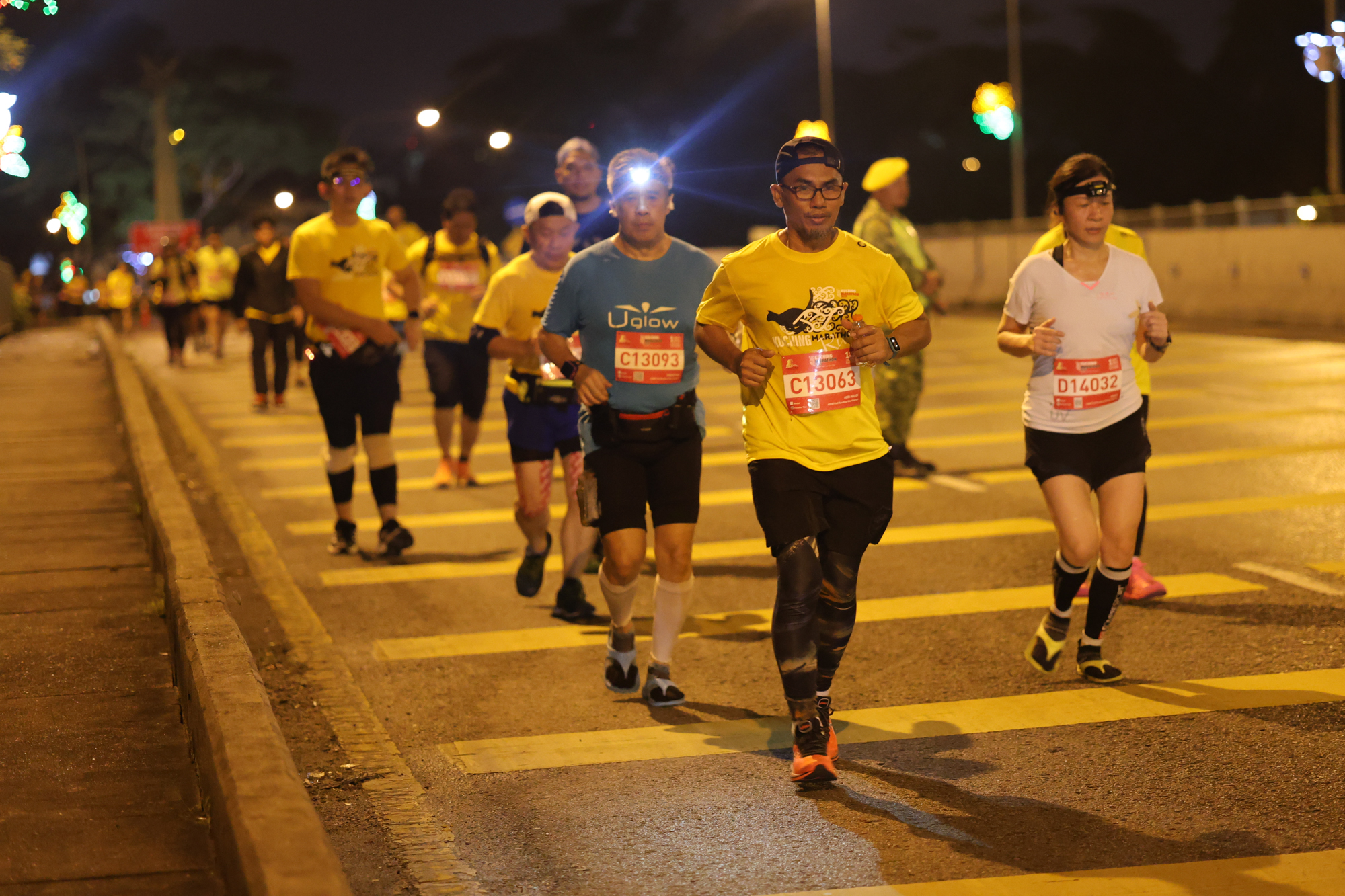 A total of 10,093 dedicated runners successfully completed the 8th edition of the Kuching Marathon.