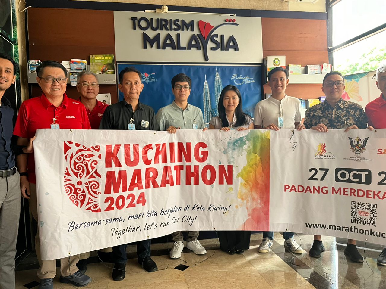 Kuching Marathon crew paid a visit to Jakarta to connect with runner ...